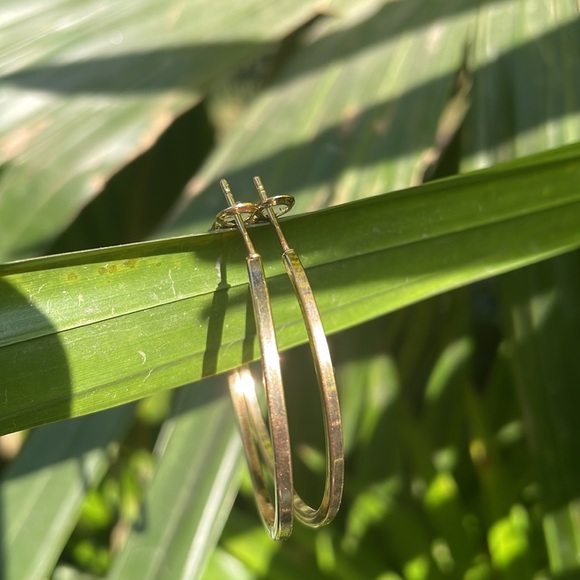 Classy gold hoops | NWT - Picture 7 of 13